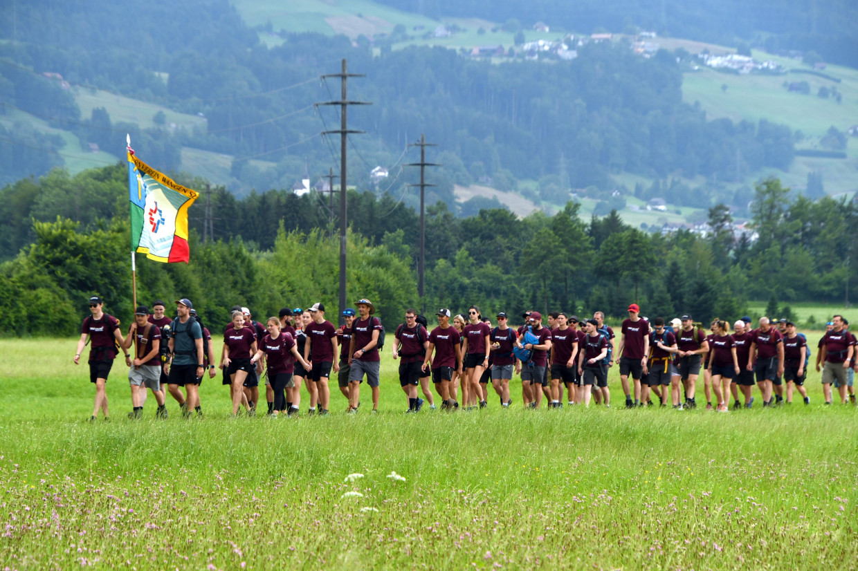 100km nach Hause gelaufen